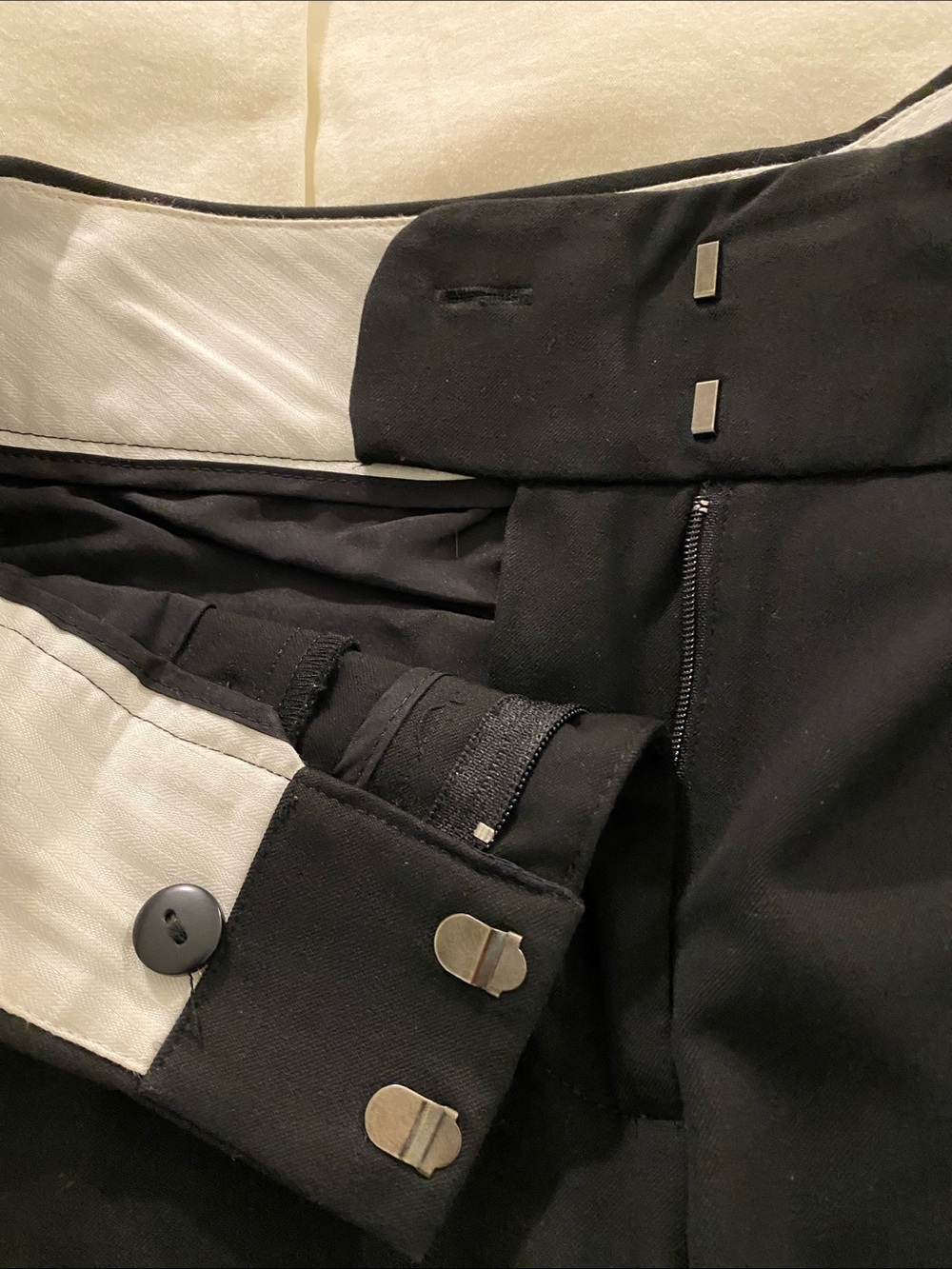 LOFT Julie Black Tailored Slim Straight Trousers - Picture 5 of 7